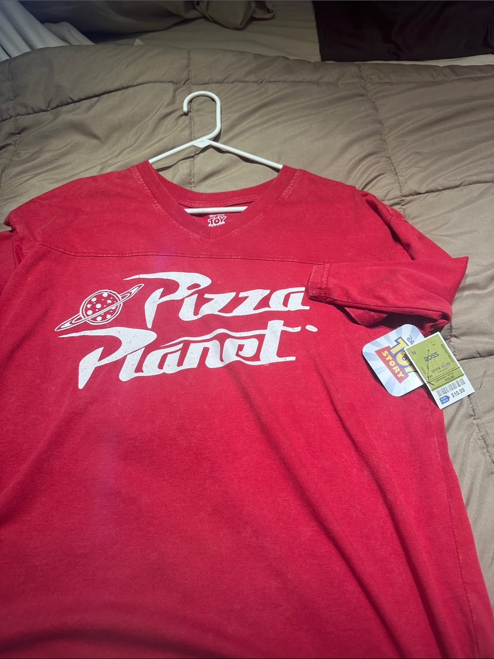 Disney Pizza Planet Red Short Sleeve Tee